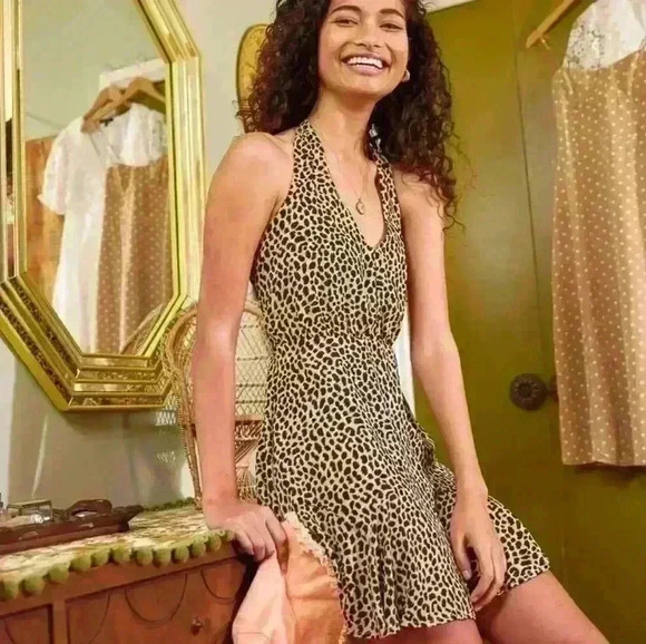 Trixxi Dresses & Skirts - Trixxi Cheetah Print Swing Dress Size Large